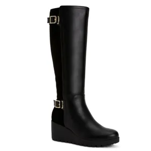 Giani Bernini Black Sannaa Wedge Boots