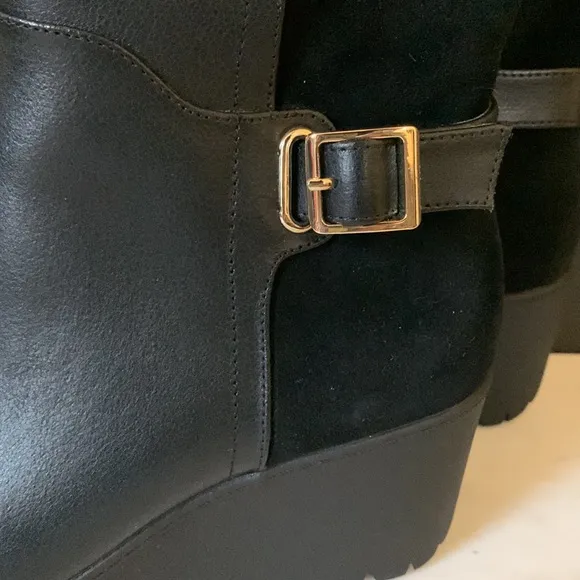 Giani Bernini Black Sannaa Wedge Boots