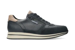 'Gilford' men's lace-zip sneaker - blue