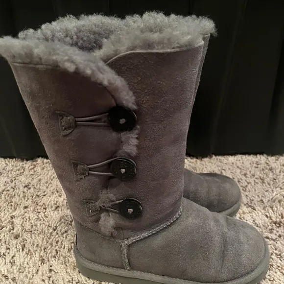 Girls Gray UGG Boots