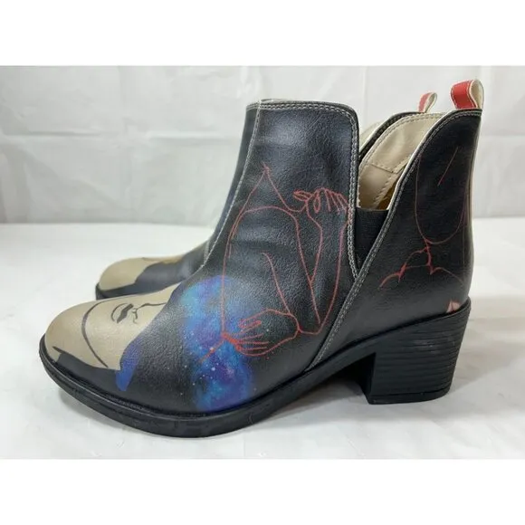 Goby boots Space Theme Ankle Boot Slip size 6