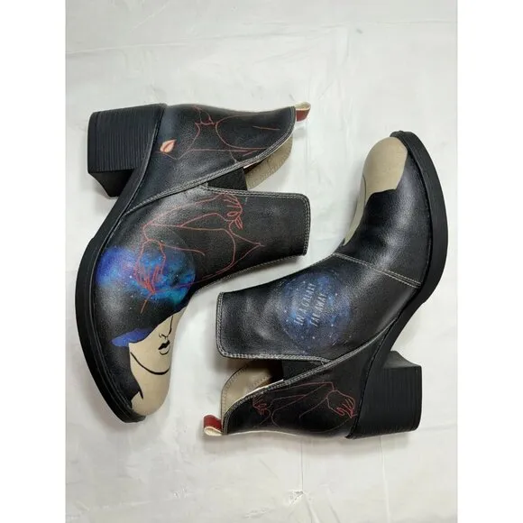 Goby boots Space Theme Ankle Boot Slip size 6