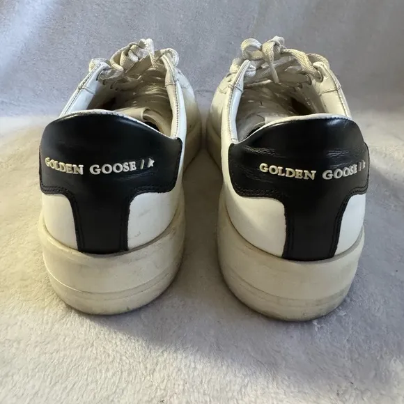 Golden Goose White Leather Men's Sneakers