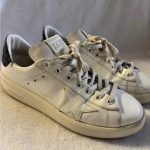 Golden Goose White Leather Men's Sneakers