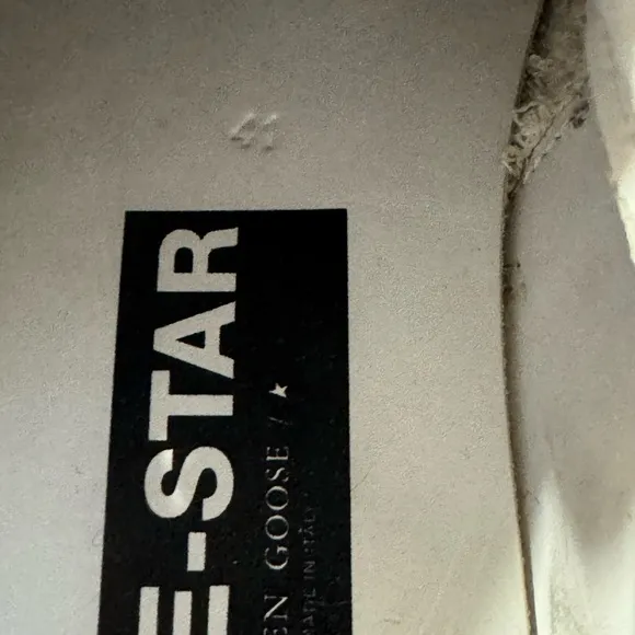 Golden Goose White Leather Men's Sneakers