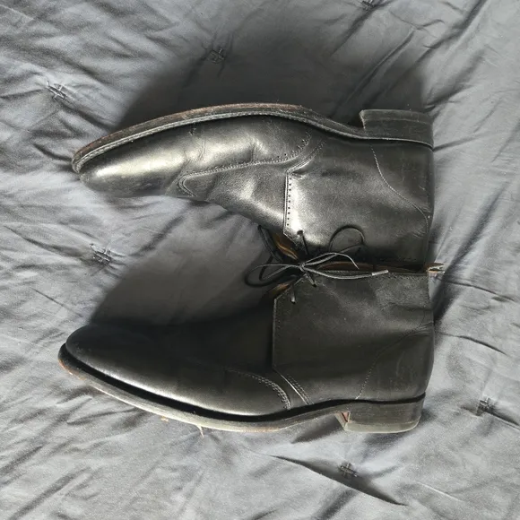 Grenson Men's Black Leather Chukka Dress Boots Sz 8
