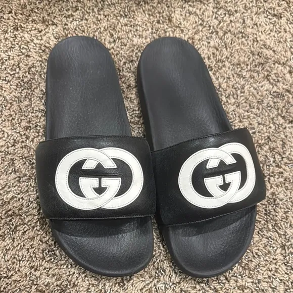 Gucci Black Men’s Slide Sandals