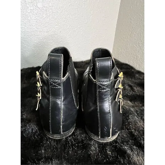 GUCCI Mens Cordovan Lux Leather Ankle Boot uk 9.5 Us 10