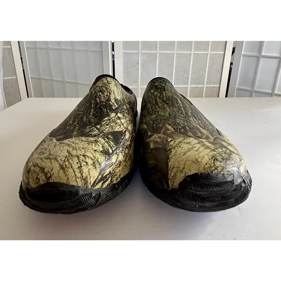 Guide Gear Men’s Size 12 Waterproof Camo Water Hunter Ankle Slip On Clogs Shoes