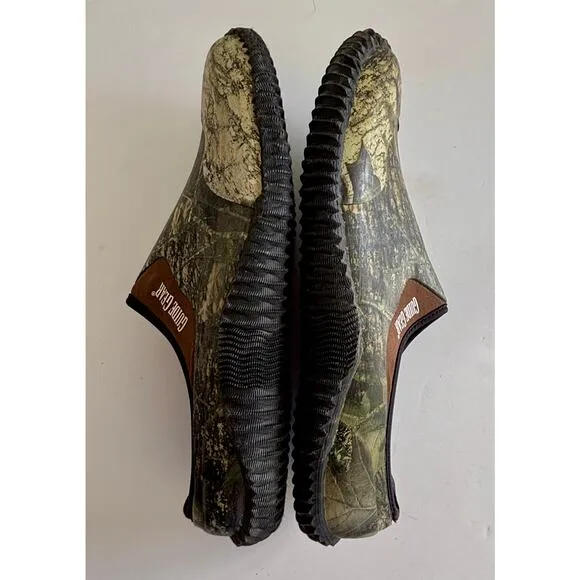 Guide Gear Men’s Size 12 Waterproof Camo Water Hunter Ankle Slip On Clogs Shoes