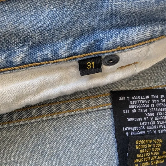 Harley-Davidson Blue Bootcut Jeans Vintage Style