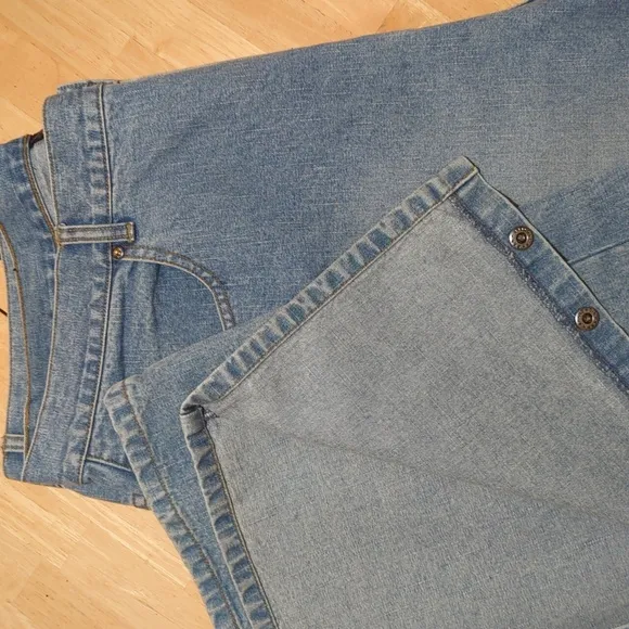 Harley-Davidson Blue Bootcut Jeans Vintage Style
