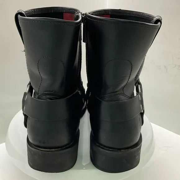 Harley-Davidson El Paso Harness 7” Motorcycle Boots Size 11.5M Side Zip