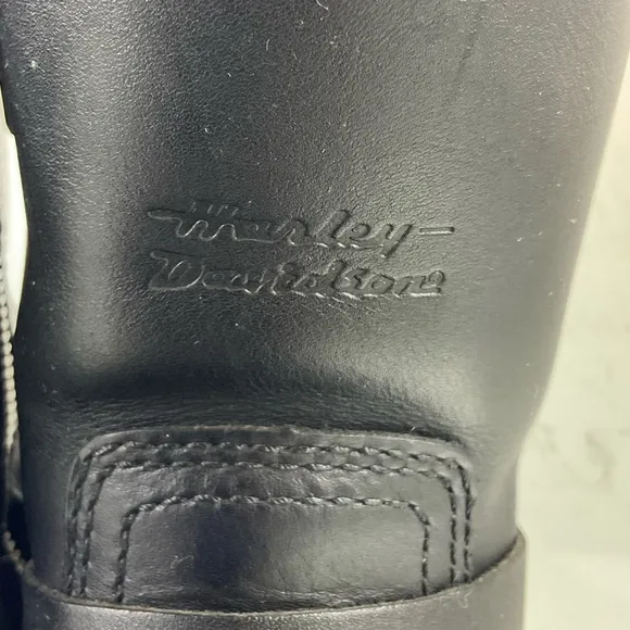Harley-Davidson El Paso Harness 7” Motorcycle Boots Size 11.5M Side Zip