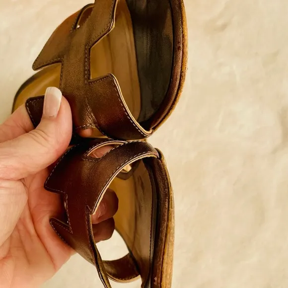 Hermes Brown Sandals
