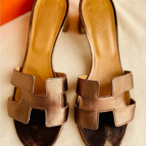 Hermes Brown Sandals