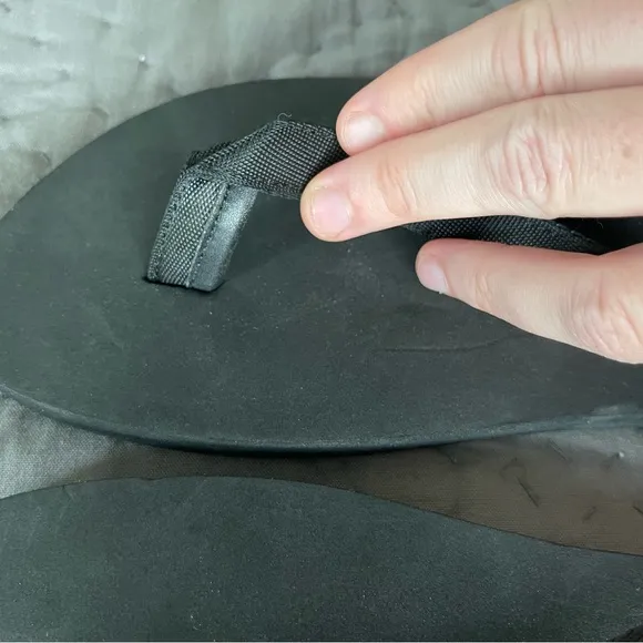 Hermès summer sandals black flip flops size 42 approximately 10 US