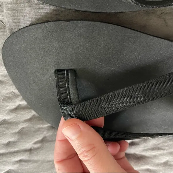 Hermès summer sandals black flip flops size 42 approximately 10 US