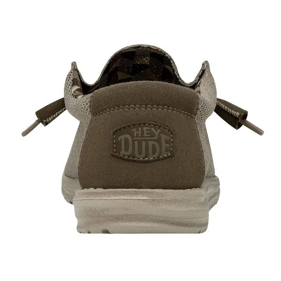 HEY DUDE MEN'S WALLY SOX BEIGE MEN'S 12 &amp; WOMEN'S 14 | MEN'S LOAFERS | MEN'