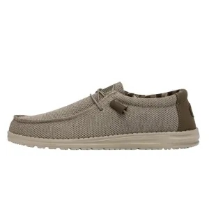 HEY DUDE MEN'S WALLY SOX BEIGE MEN'S 12 &amp; WOMEN'S 14 | MEN'S LOAFERS | MEN'