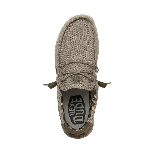 HEY DUDE MEN'S WALLY SOX BEIGE MEN'S 12 &amp; WOMEN'S 14 | MEN'S LOAFERS | MEN'
