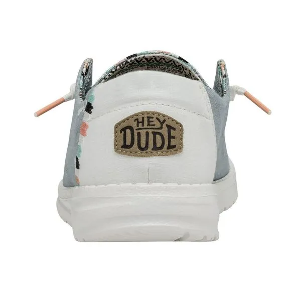 HEY DUDE WOMEN'S WENDY BOHO LIGHT DENIM SIZE 11 | WOMEN’S SHOES | WOMEN’S L