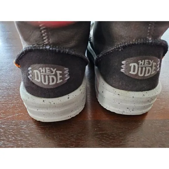 HEYDUDE Bradley Boot Youth Kids Pull on Boots Comfortable Light-Weight Size TD13