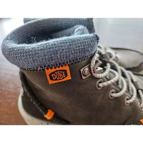 HEYDUDE Bradley Boot Youth Kids Pull on Boots Comfortable Light-Weight Size TD13