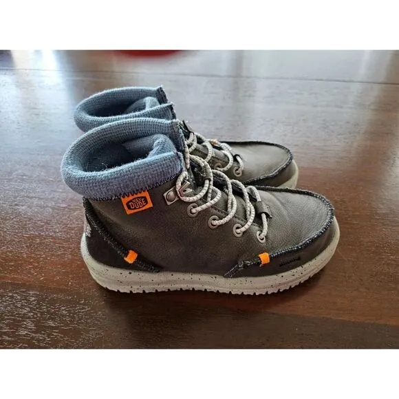 HEYDUDE Bradley Boot Youth Kids Pull on Boots Comfortable Light-Weight Size TD13