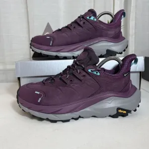 Hoka One One Women's Kaha 2 Low GTX Gore-Tex Hiking Shoes Size 9 B Grape Wine