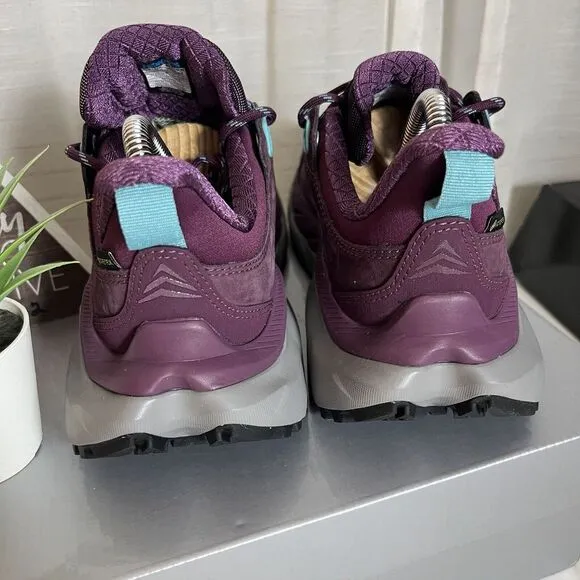 Hoka One One Women's Kaha 2 Low GTX Gore-Tex Hiking Shoes Size 9 B Grape Wine
