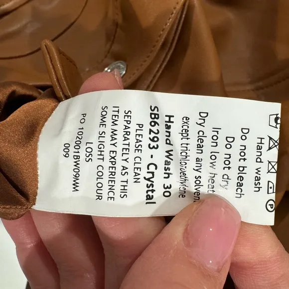 House of CB Crystal M Blazer Dress Vegan Leather