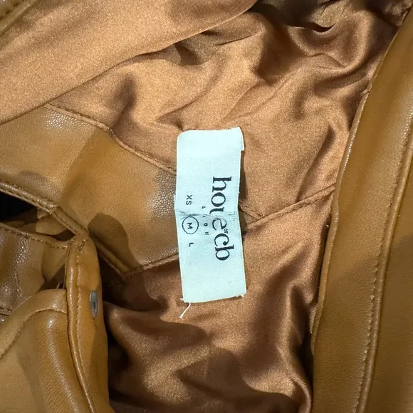 House of CB Crystal M Blazer Dress Vegan Leather