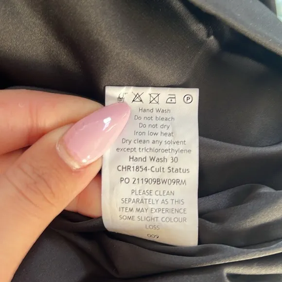 House of CB Mistress Rocks Deconstructed Little Black Dress   Size Large