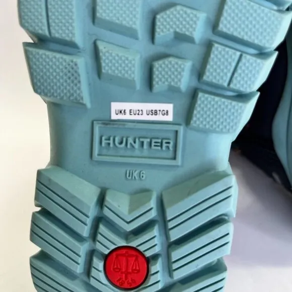 Hunter Girls' Intrepid Logo Cold Weather Snow Boots Size US Girl 8 UK 6 Rainbow