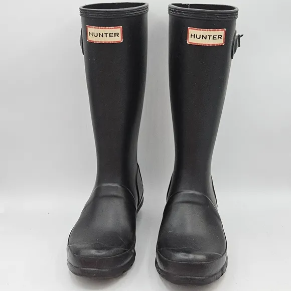 Hunter original nebula rain boots size 3 black