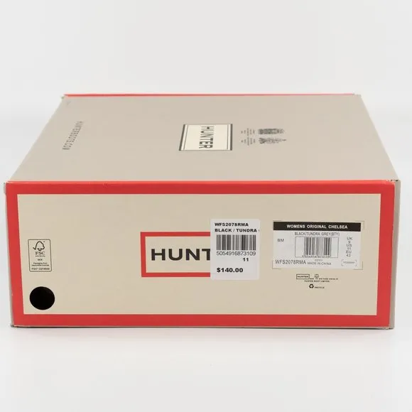 Hunter Women's Original Chelsea Boots WFS2078RMA Waterproof Rainboot size 6 - 11
