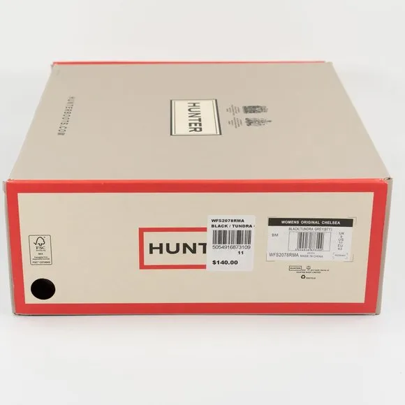Hunter Women's Original Chelsea Boots WFS2078RMA Waterproof Rainboot size 6 - 11