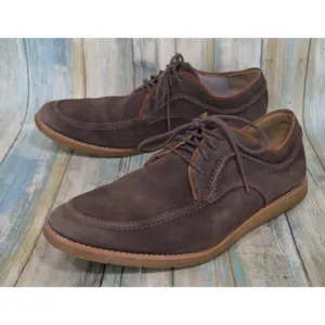 Hush Puppies Hade Jester Men's Size 11.5 Brown Suede Sneakers Casual Shoes