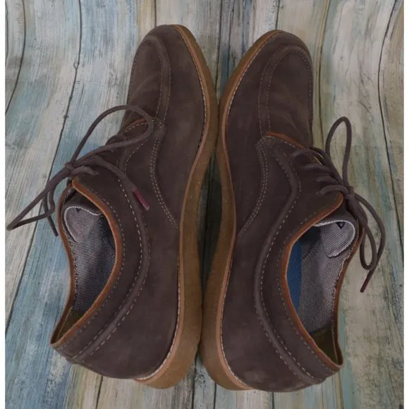 Hush Puppies Hade Jester Men's Size 11.5 Brown Suede Sneakers Casual Shoes