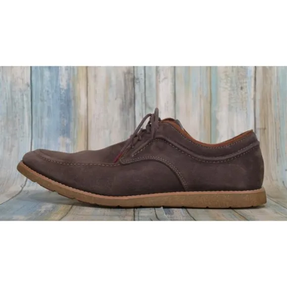 Hush Puppies Hade Jester Men's Size 11.5 Brown Suede Sneakers Casual Shoes