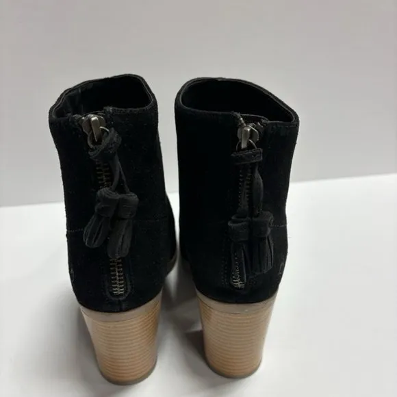 Hush Puppies Women’s Ingrid Black Ankle Booties, Size 9.5 M