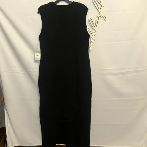 HYACINTH HOUSEBlack Knit Richie Maxi Dress