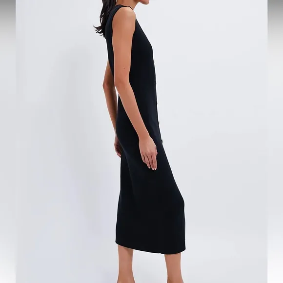 HYACINTH HOUSEBlack Knit Richie Maxi Dress