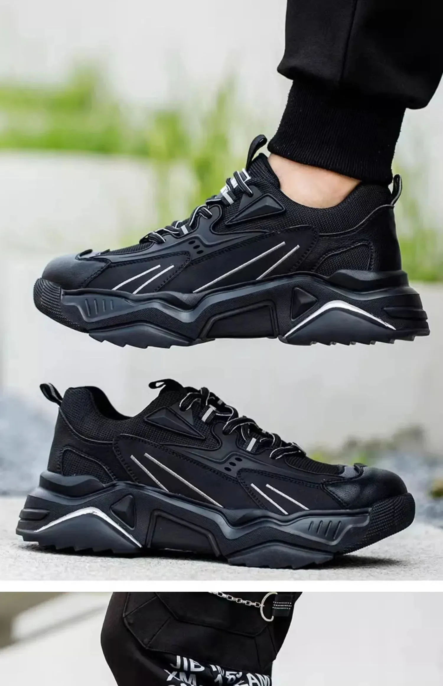 Indestructible Safety Sneakers Steel Toe Puncture Proof Anti Smash Kevlar Sole Lightweight Comfortable Work Shoes Insulated 6KV