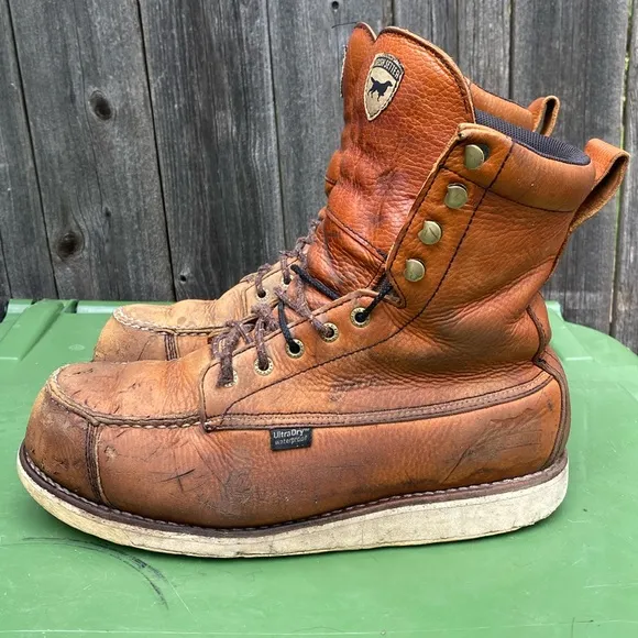 Irish Setter 9” Wingshooter Waterproof Hunting Work Boot Composite Toe Sz 10.5