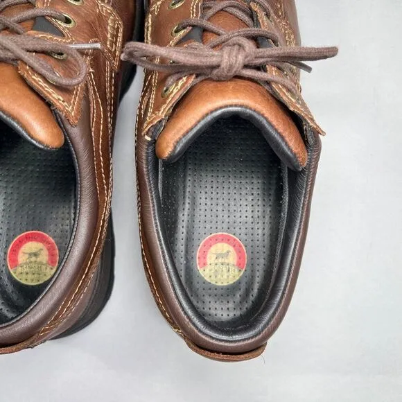 Irish Setter Men's Size 13 Soft Paw Brown Waterproof Leather Oxfords