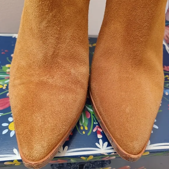 IRO Suede Ankle Boots in Tan