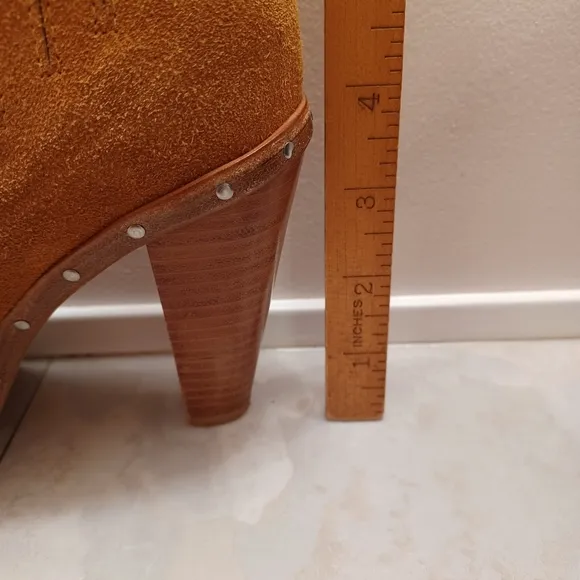 IRO Suede Ankle Boots in Tan
