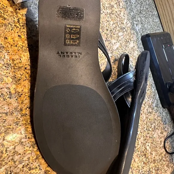 Isabel Marant Black Sandals